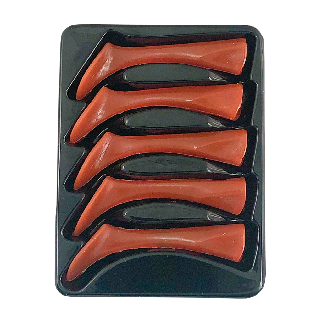 Headbanger Shad 11 Rep. tails, 5 pcs - Red Craw