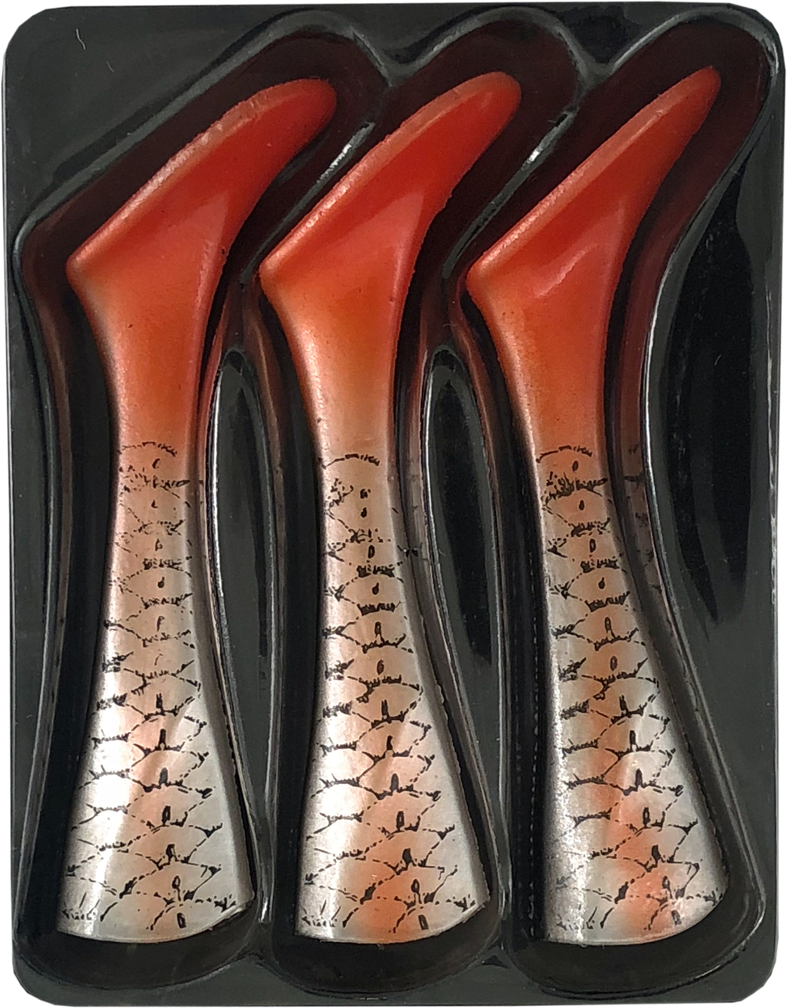 Headbanger Shad 16 Rep. tails, 3 pcs - Roach