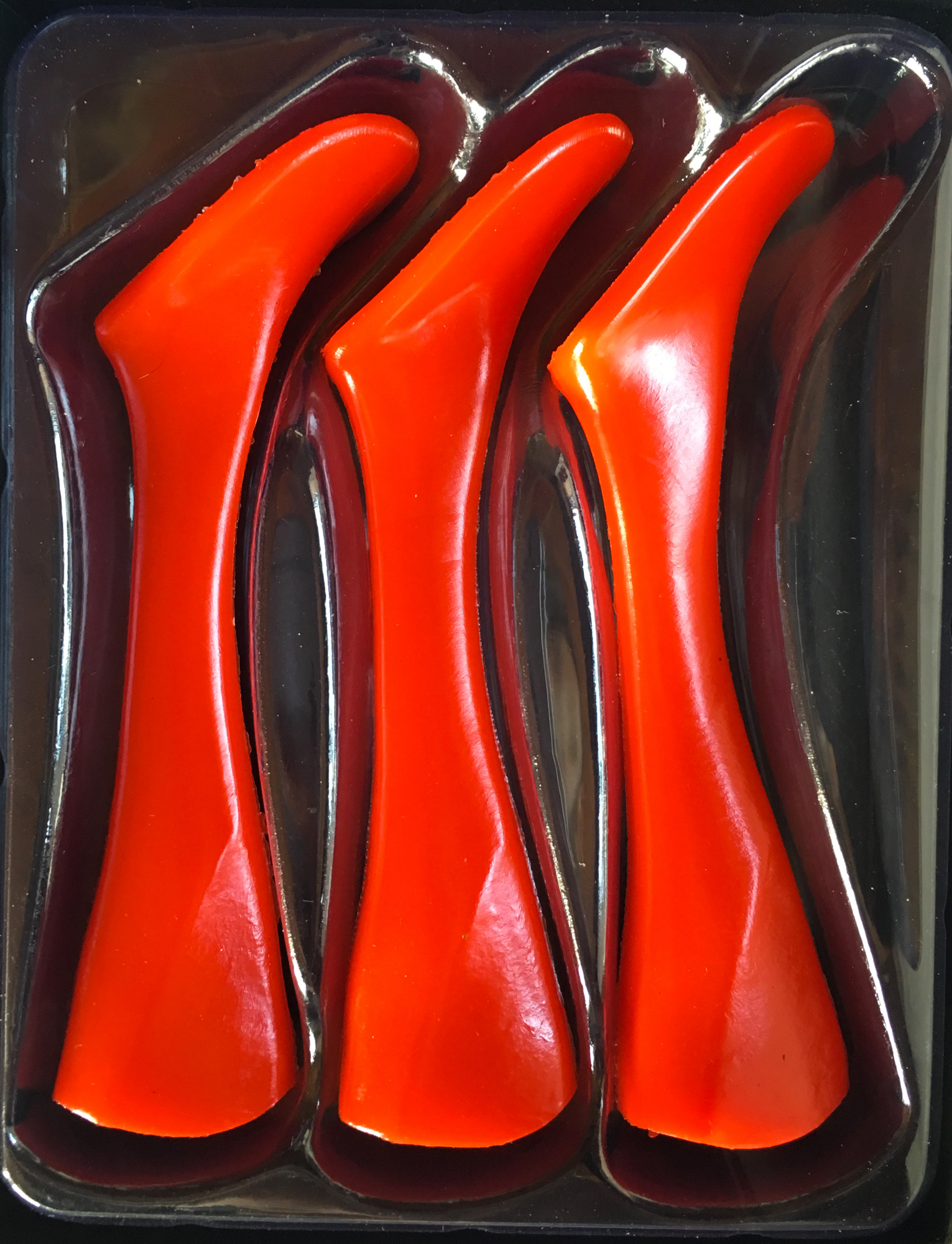 Headbanger Shad 22 Rep. tails, 3 pcs - Red