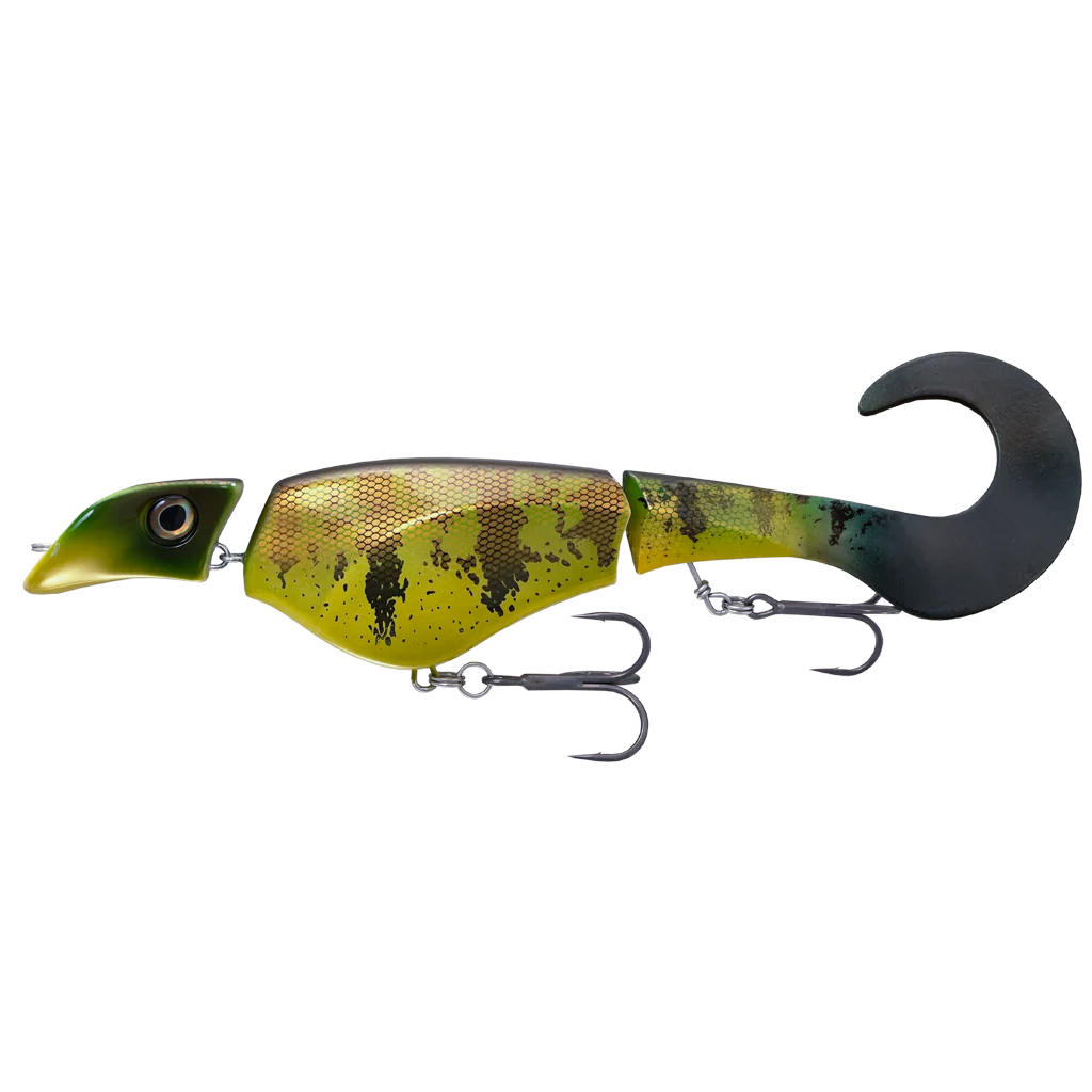 Headbanger Colossus Curly - 31 cm Suspending 170 g Yellow Perch