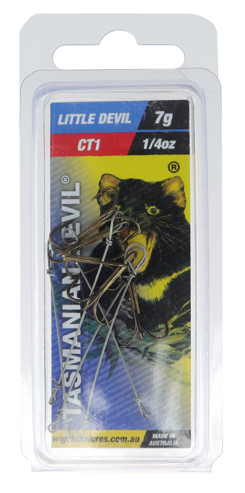 Tasmanian Devil - Treblekrok centre - 7g - 5 stk