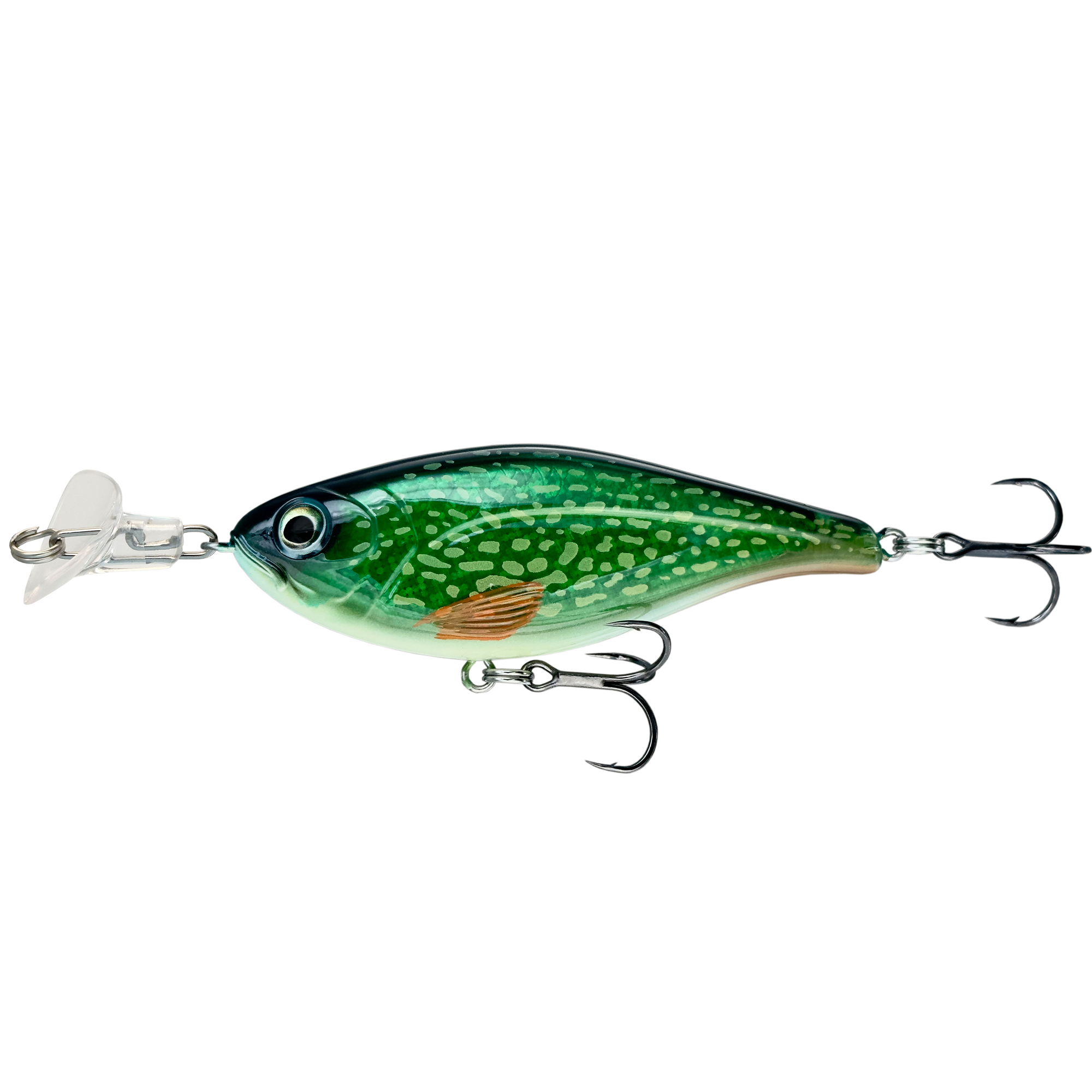 Headbanger Cranky Shad - Slow sink - Glitter Pike