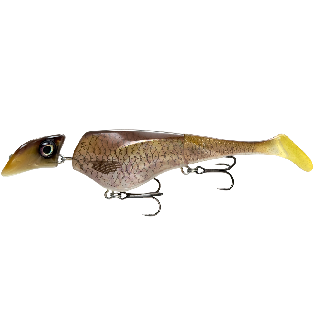 Headbanger Shad - Sinking - Golden Shiner